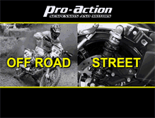 Tablet Screenshot of pro-action.com